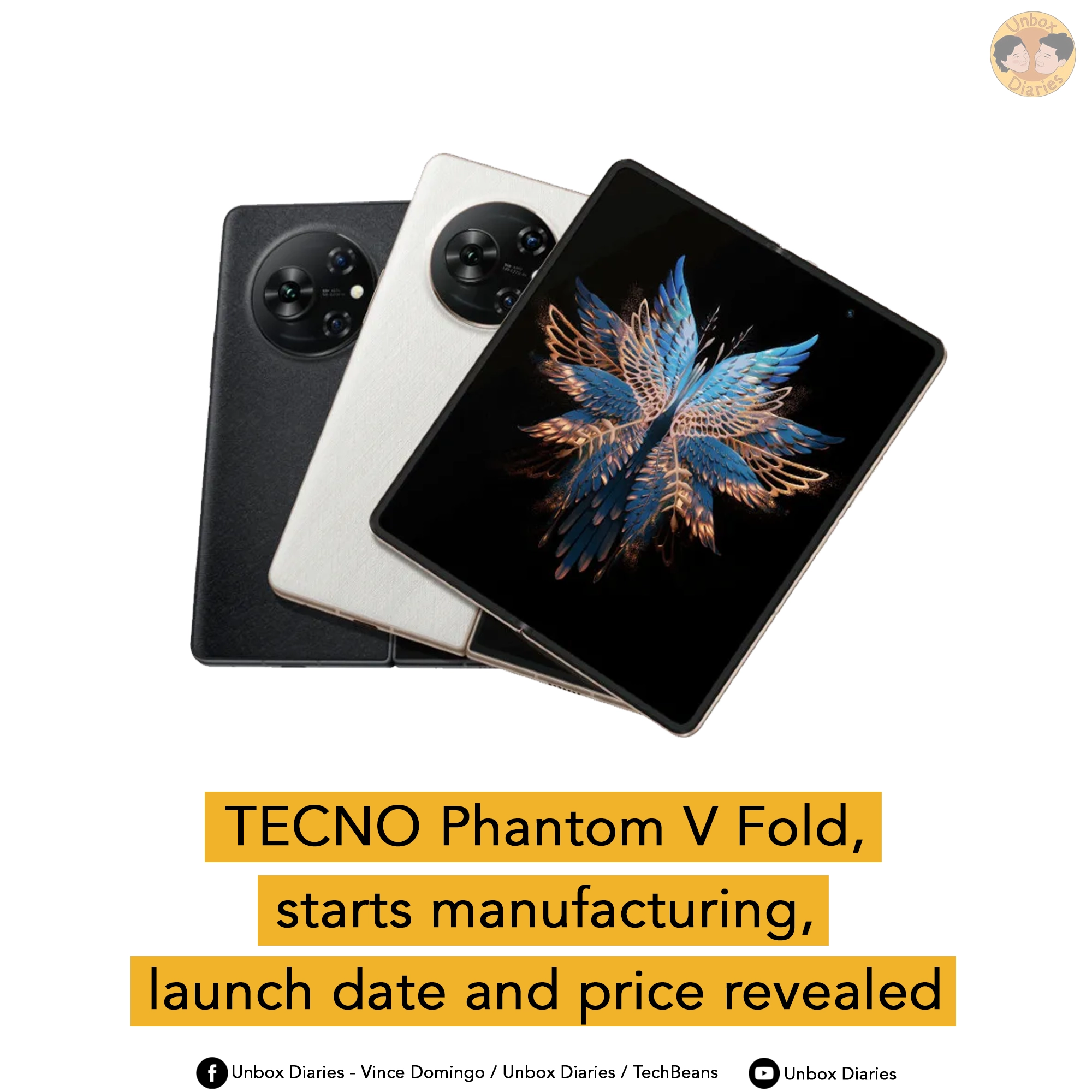 Смартфон tecno phantom v fold 2. Techno phantom v fold. tecno phantom v fold 2. складной смартфон tecno phantom v fold. tecno phantom v fold, 12/512 гб.