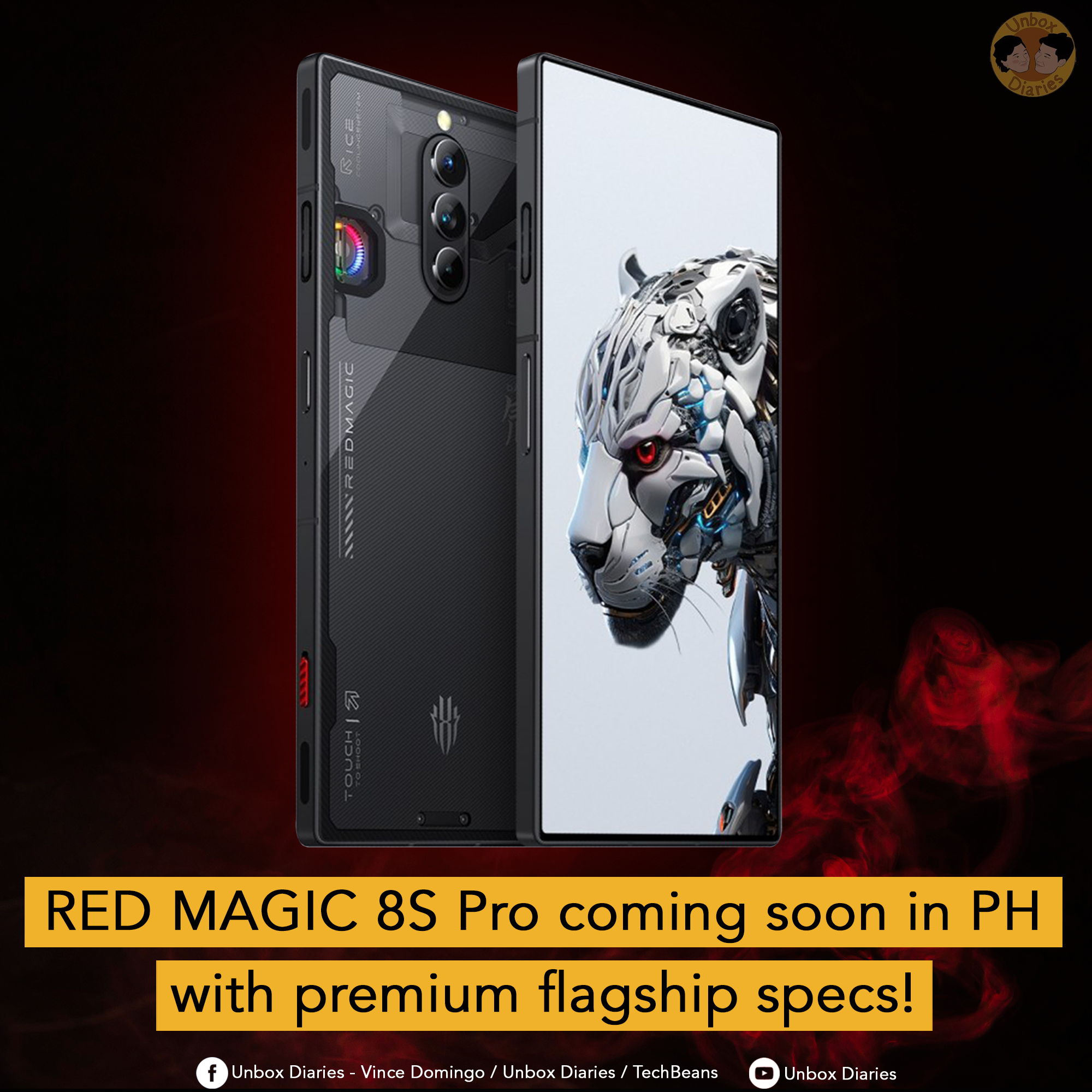 RED MAGIC 8S Pro coming soon in PH, up to 24GB RAM, SD8+ Gen 2, and ...