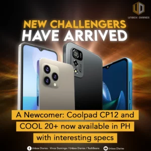 A Newcomer: Coolpad CP12 and COOL 20+ now available in PH with interesting specs