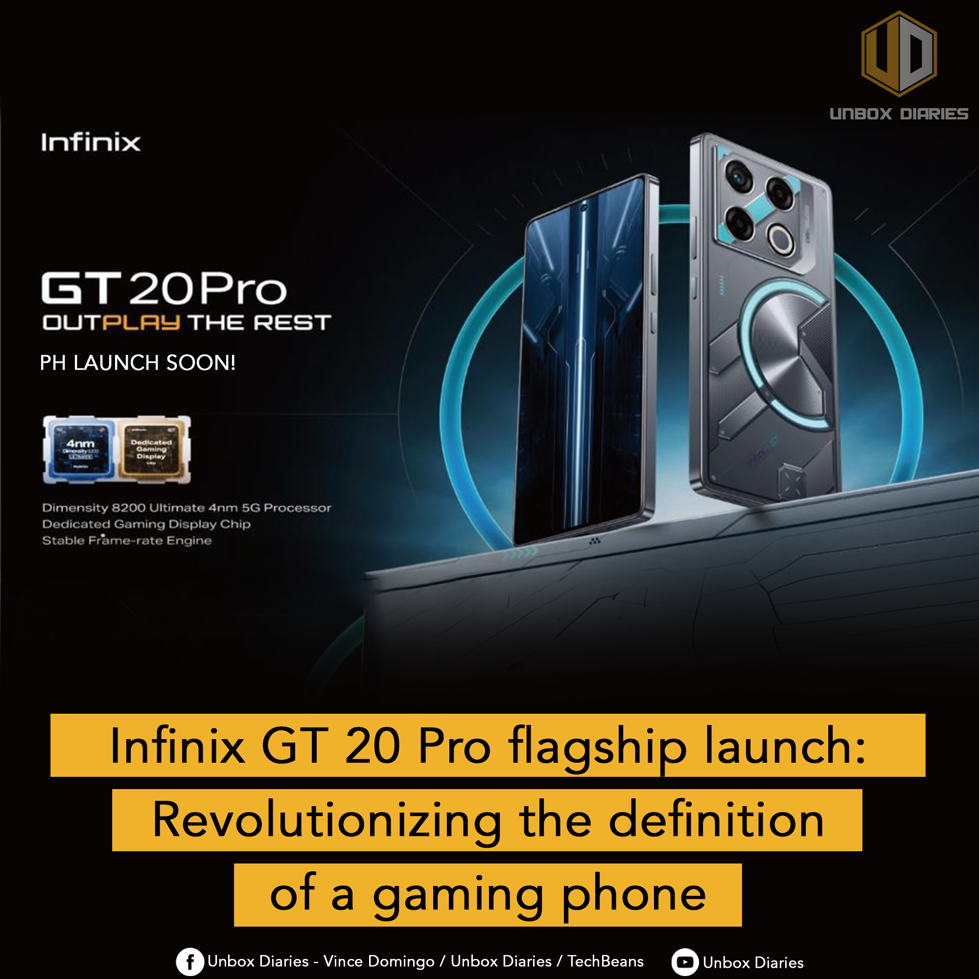 Infinix GT 20 Pro flagship launch: Revolutionizing the definition of a  gaming phone - Unbox Diaries