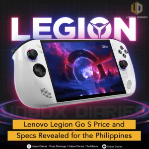 Lenovo Legion Go S full specs and PH price.