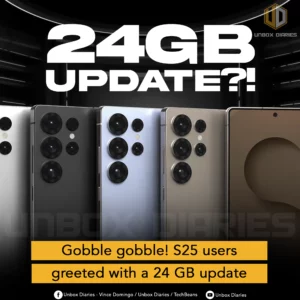 S25 users greeted with 24 GB update.