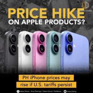 iPhones might get a price hike.