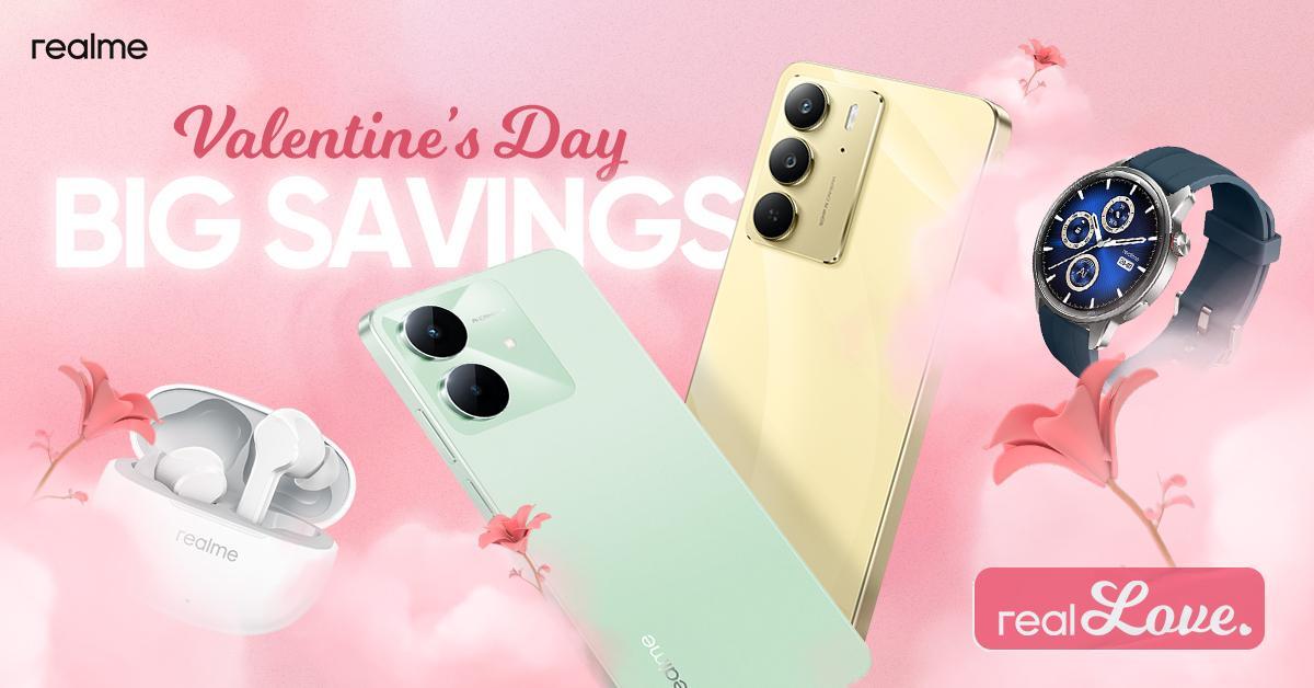 realme Valentine's day campaign.