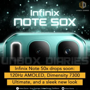 Infinix NOTE 50x drops soon: 120Hz AMOLED, Dimensity 7300 Ultimate, and a sleek new look