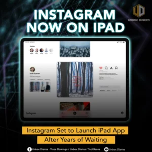 cover photo of instagram on ipad article.