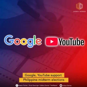 cover photo of google, youtube supporting ph election.