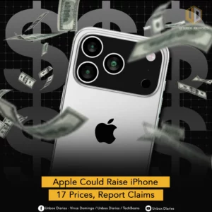 cover photo of iphone 17 price rising.
