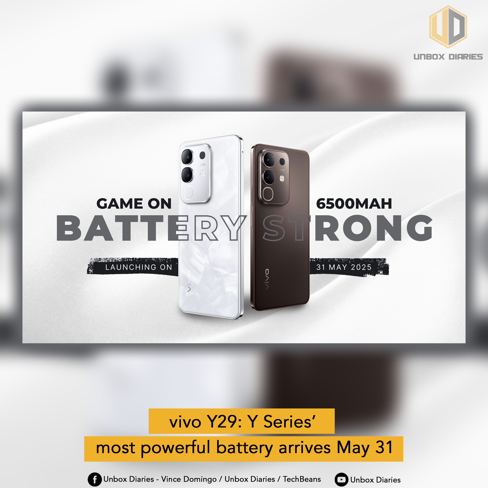 cover photo of vivo y29 press release.