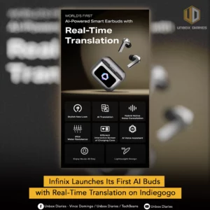 cover photo of infinix ai buds press release.