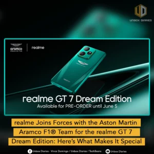 cover photo of realme gt 7 dream edition press release.