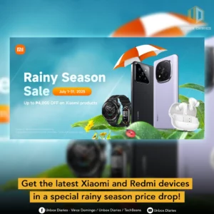 cover photo of xiaomi rainy season sale press release.