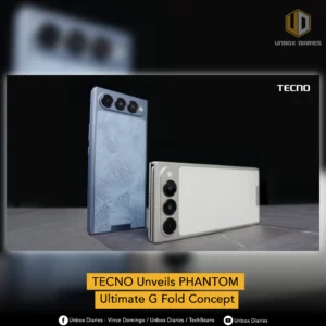 cover photo of tecno phantom g fold press release.