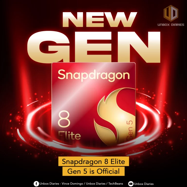 An image announcing a new processor, the Snapdragon 8 Elite Gen 5. A large, glowing red and gold chipset is centered in the frame, surrounded by rings of light and sparks. The word "Snapdragon" is at the top of the chip, with "8 Elite Gen 5" written vertically on the right side. Above the chip, the words "NEW GEN" are in large, bold, golden letters. A yellow banner at the bottom states, "Snapdragon 8 Elite Gen 5 is Official."
