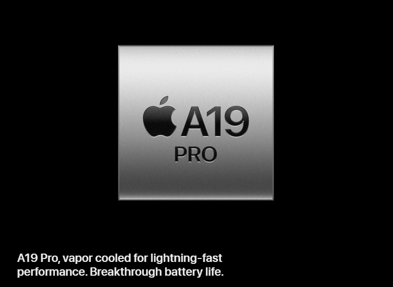 A19 Pro chip.