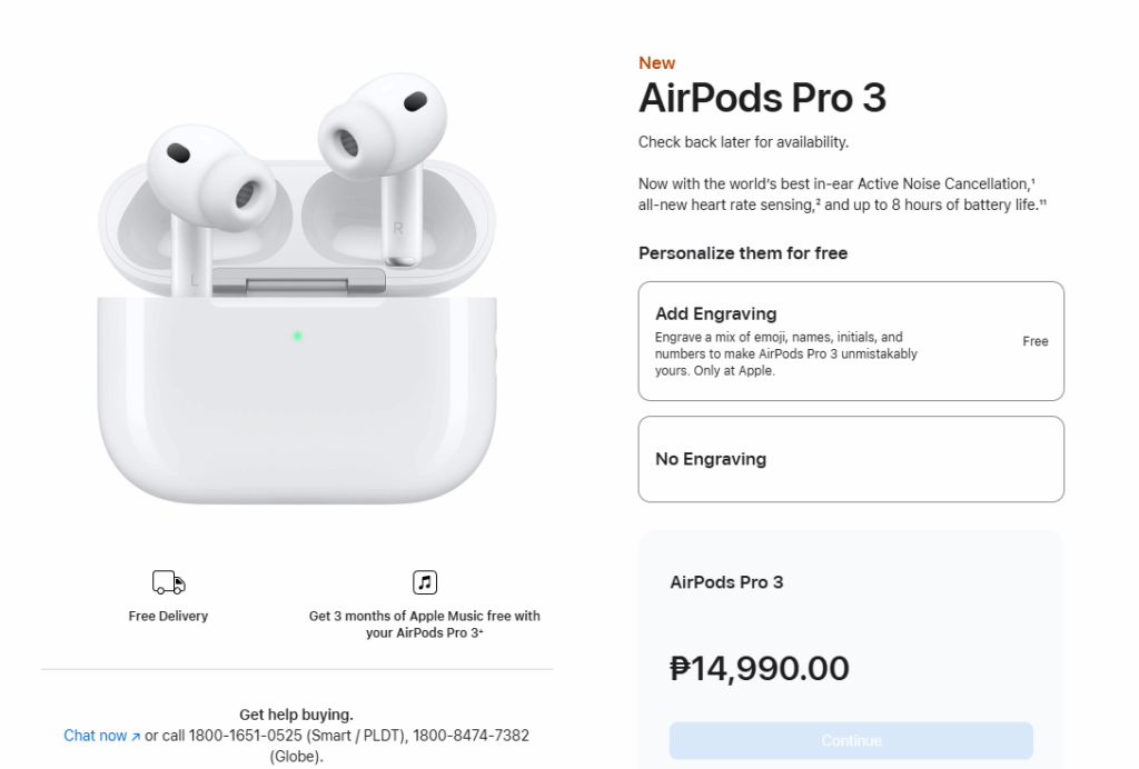 AirPods Pro 3.
