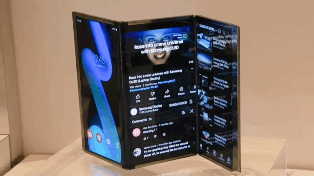 Samsung Galaxy G Fold via, Tom’s Guide.