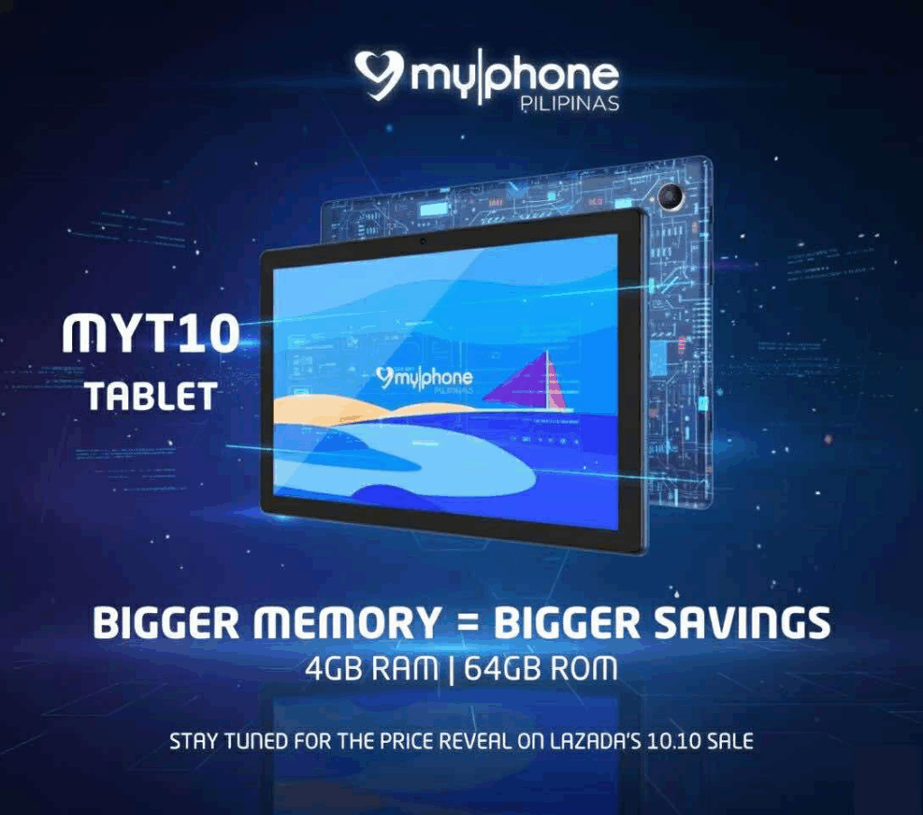MyPhone myT10 Tablet Launches Exclusively on Lazada, Special 10.10 Price to be Revealed