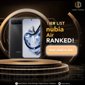 nubia Air ranked.