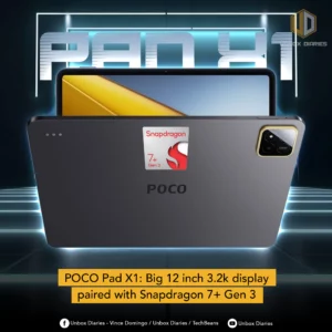 POCO Pad X1: Big 12 inch 3.2k display paired with Snapdragon 7+ Gen 3
