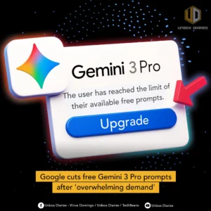 Google cuts free Gemini 3 Pro prompts after 'overwhelming demand'