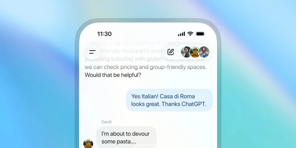 ChatGPT finally joins the group chat, literally