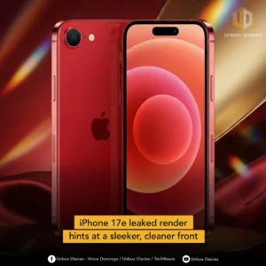 iPhone 17e leaked render hints at a sleeker, cleaner front