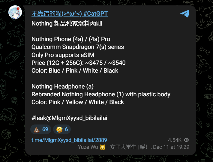 Nothing Phone (4a) and (4a) Pro leaks with Nothing Headphone (a) joining the lineup