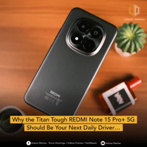 a thumbnail for the REDMI Note 15 Pro+ 5G with a yellow box containing the title "Why the Titan Tough REDMI Note 15 Pro+ 5G Should Be Your Next Daily Driver..."