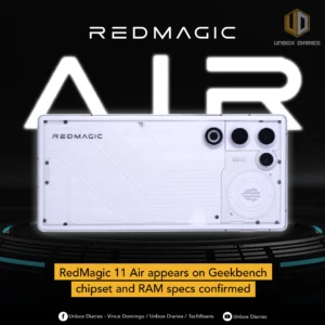 RedMagic 11 Air appears on Geekbench, chipset and RAM specs confirmed.