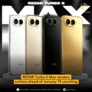 REDMI Turbo 5 Max renders surface ahead of January 15 unveiling.