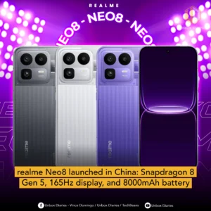 realme Neo8 launched in China: Snapdragon 8 Gen 5, 165Hz display, and 8,000mAh battery.