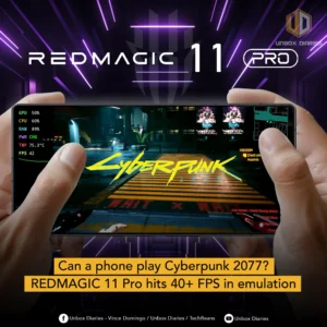 Can a phone play Cyberpunk 2077? REDMAGIC 11 Pro hits 40+ FPS in emulation.