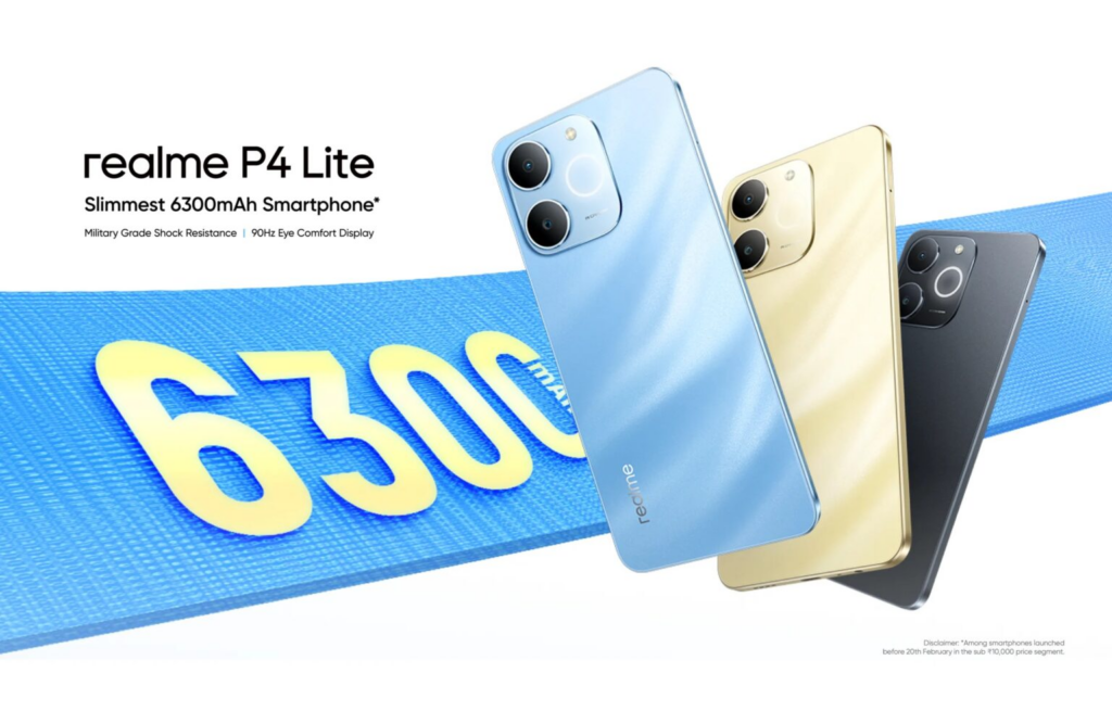 realme P4 Lite 4G debuts in India with 6,300mAh battery and Pulse Light design