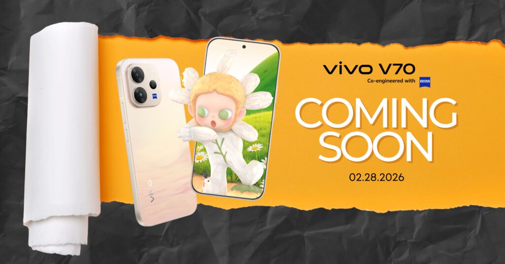 vivo V70 arriving in PH with Pop Mart ZSIGA collab Golden Hour