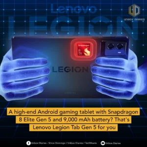 A high-end Android gaming tablet with Snapdragon 8 Elite Gen 5 and 9,000 mAh battery? That's Lenovo Legion Tab Gen 5 for you.