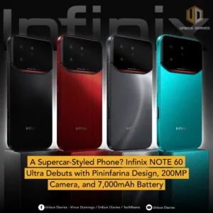 A Supercar-Styled Phone? Infinix NOTE 60 Ultra Debuts with Pininfarina Design, 200MP Camera, and 7,000mAh Battery.