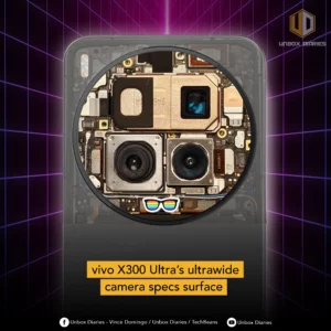 vivo X300 Ultra’s ultrawide camera specs surface .