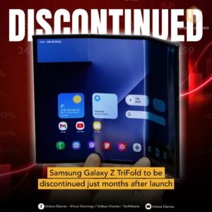 Samsung Galaxy Z TriFold to be discontinued just months after launch.