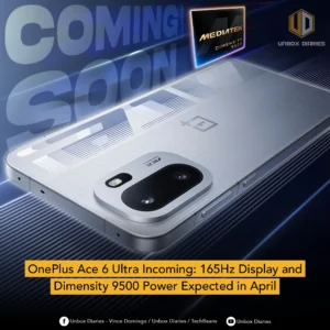 OnePlus Ace 6 Ultra Incoming: 165Hz Display and Dimensity 9500 Power Expected in April.