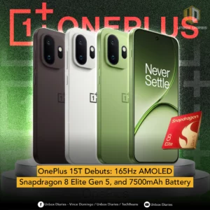 OnePlus 15T Debuts: 165Hz AMOLED, Snapdragon 8 Elite Gen 5, and 7500mAh Battery.