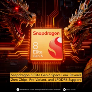 Snapdragon 8 Elite Gen 6 Specs Leak Reveals 2nm Chips, Pro Variant, and LPDDR6 Support.