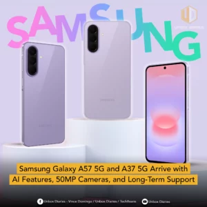Samsung Galaxy A57 5G and A37 5G Arrive with AI Features, 50MP Cameras, and Long-Term Support.
