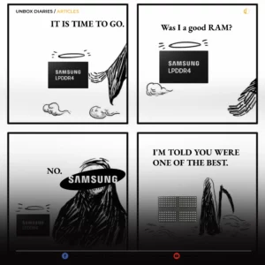 Samsung says goodbye to LPDDR4 as LPDDR5 takes over future phones.