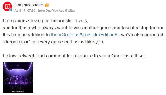OnePlus Ace 6 Ultra teased with a gaming controller that turns it into a handheld