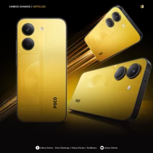 New Bold Yellow color gives the POCO X8 Pro a fresh racing-inspired look.