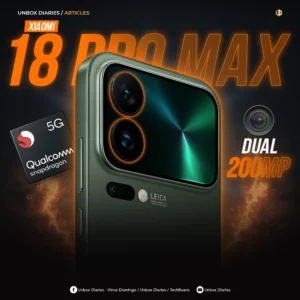 Xiaomi 18 Pro Max leaks: 2nm Snapdragon chip, dual 200MP cameras and 8,500mAh battery.