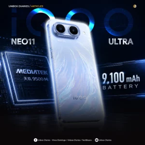 iQOO Neo11 Ultra is built for gamers with Dimensity 9500M, 144Hz display, and a 9,100mAh battery.