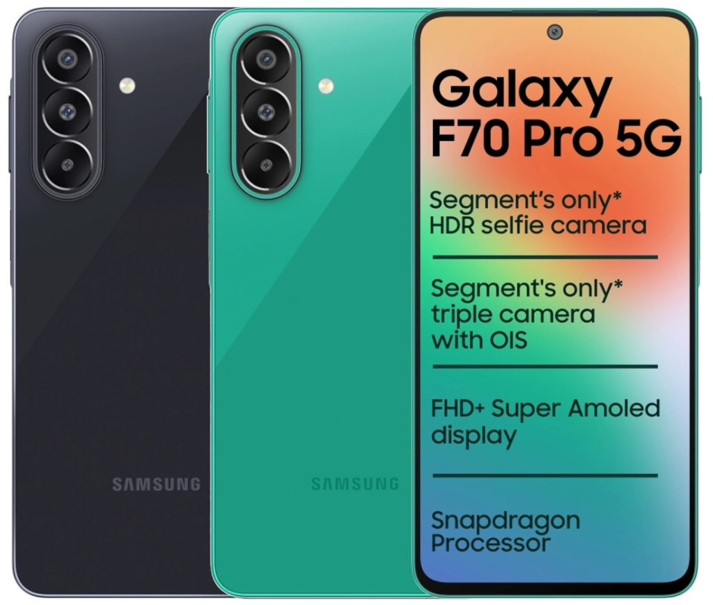 Samsung Galaxy F70 Pro 5G unveiled: Snapdragon 6 Gen 3, Android 16, and 6 years of updates