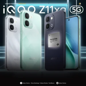 iQOO Z11xa 5G launch: Dimensity 7400 Turbo, 7,200mAh battery, 120Hz display, and IP69+ protection.